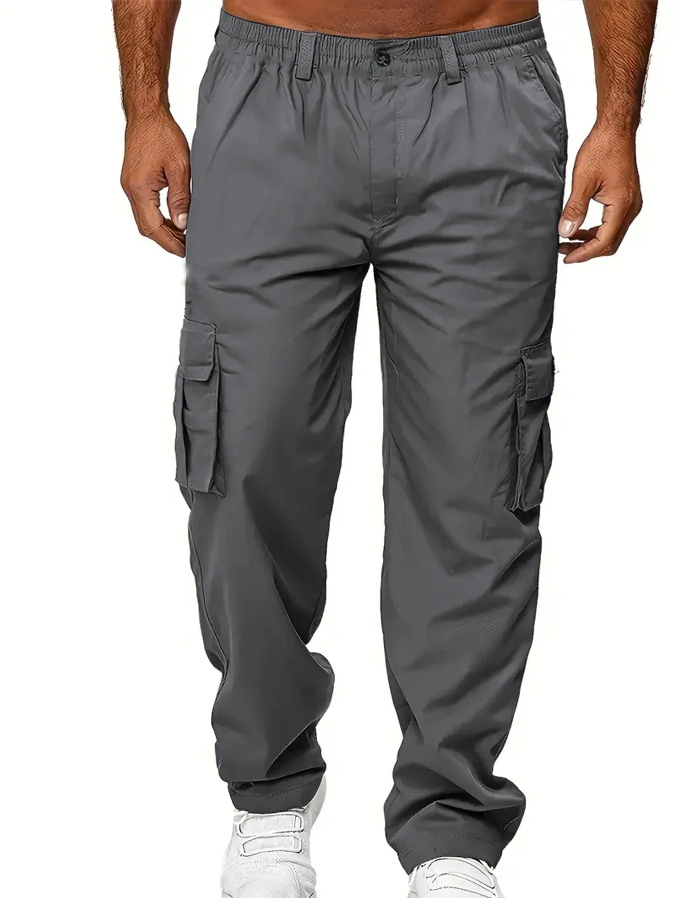 Sweatpants Outdoor Loose Straight Dark Grey